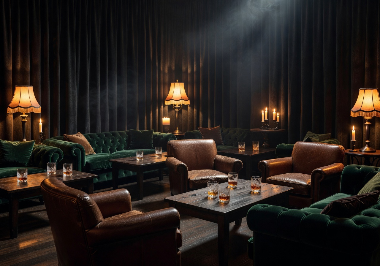 Atmospheric lounge seating